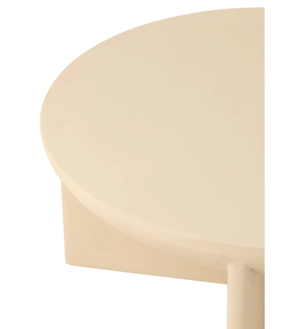 J-Line Stolik kawowy MAARK 90 cm drewno mango