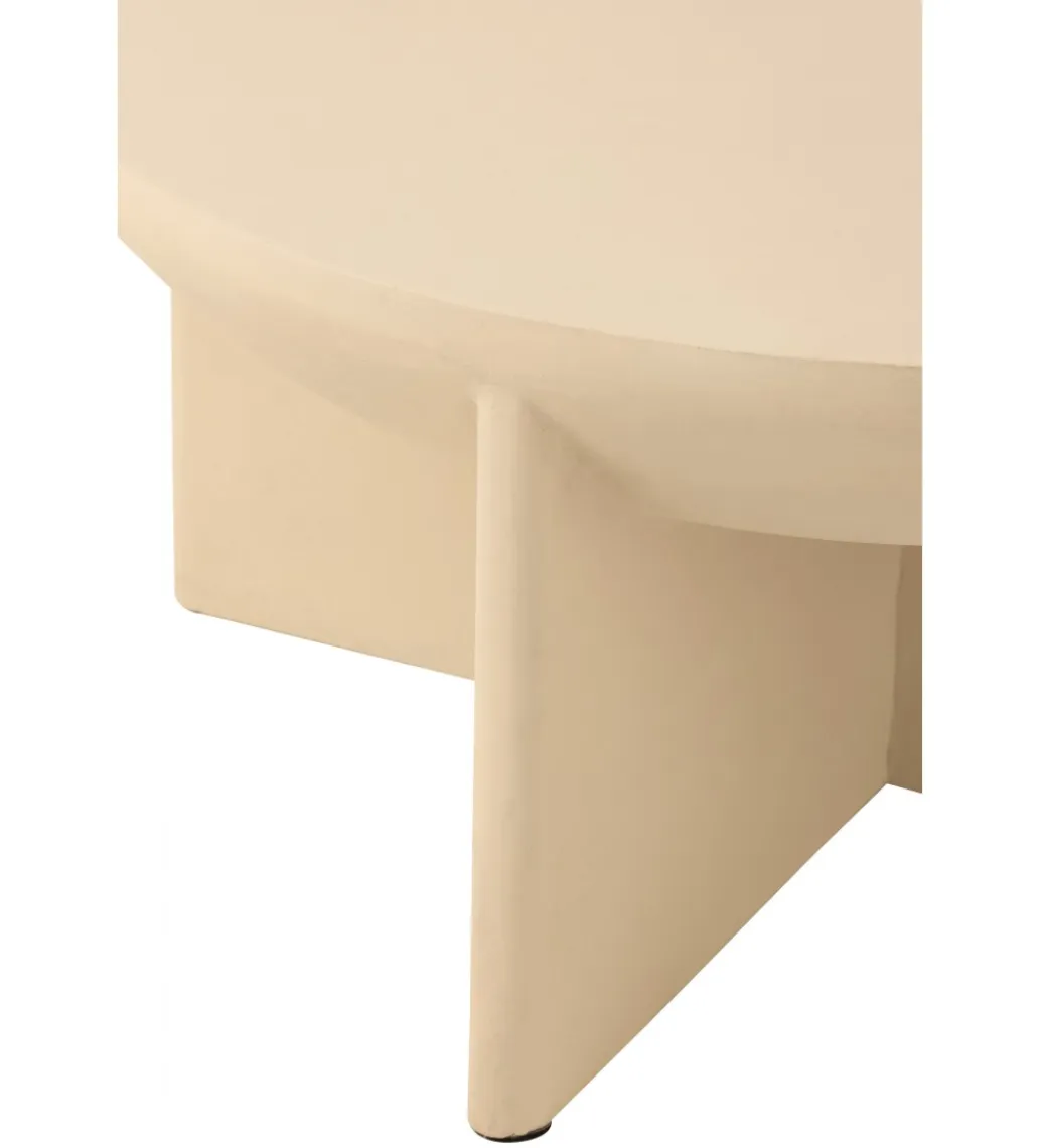 J-Line Stolik kawowy MAARK 90 cm drewno mango