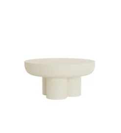 L&L Stolik kawowy MIZUHO 70 cm kremowy