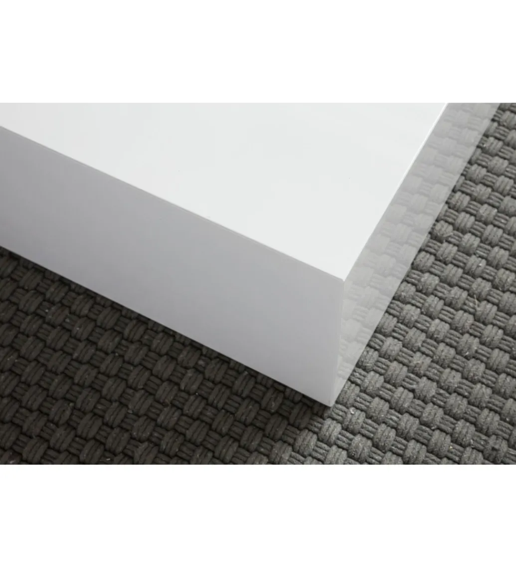 WOHNLING, GERMANY Stolik kawowy MONOBLOC 60 cm biały