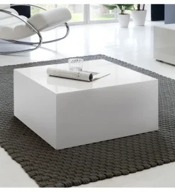 WOHNLING, GERMANY Stolik kawowy MONOBLOC 60 cm biały