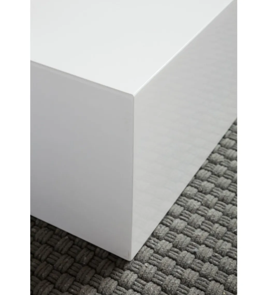 WOHNLING, GERMANY Stolik kawowy MONOBLOC 60 cm biały
