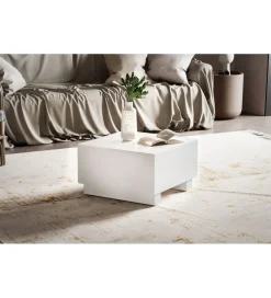 WOHNLING, GERMANY Stolik kawowy MONOBLOC II 60 cm biały