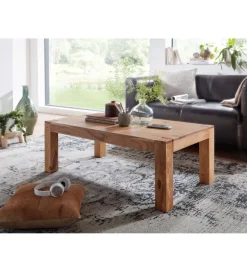 WOHNLING, GERMANY Stolik kawowy MUMBAI Arktyka 110 cm drewno akacja