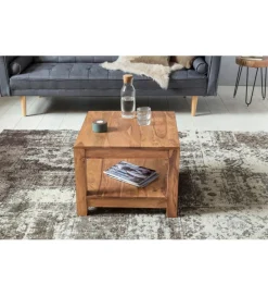 WOHNLING, GERMANY Stolik kawowy MUMBAI 60 cm drewno akacja