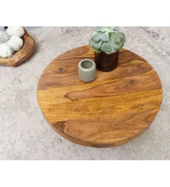 WOHNLING, GERMANY Stolik kawowy NADOR 60 cm drewno sheesham