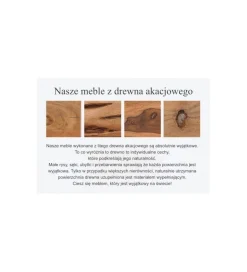 Invicta Interior Stolik kawowy NERON drewno Akacja