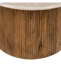 Zona-Design Stolik kawowy OPAK 76 cm drewno mango naturalny