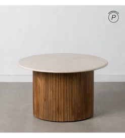 Zona-Design Stolik kawowy OPAK 76 cm drewno mango naturalny