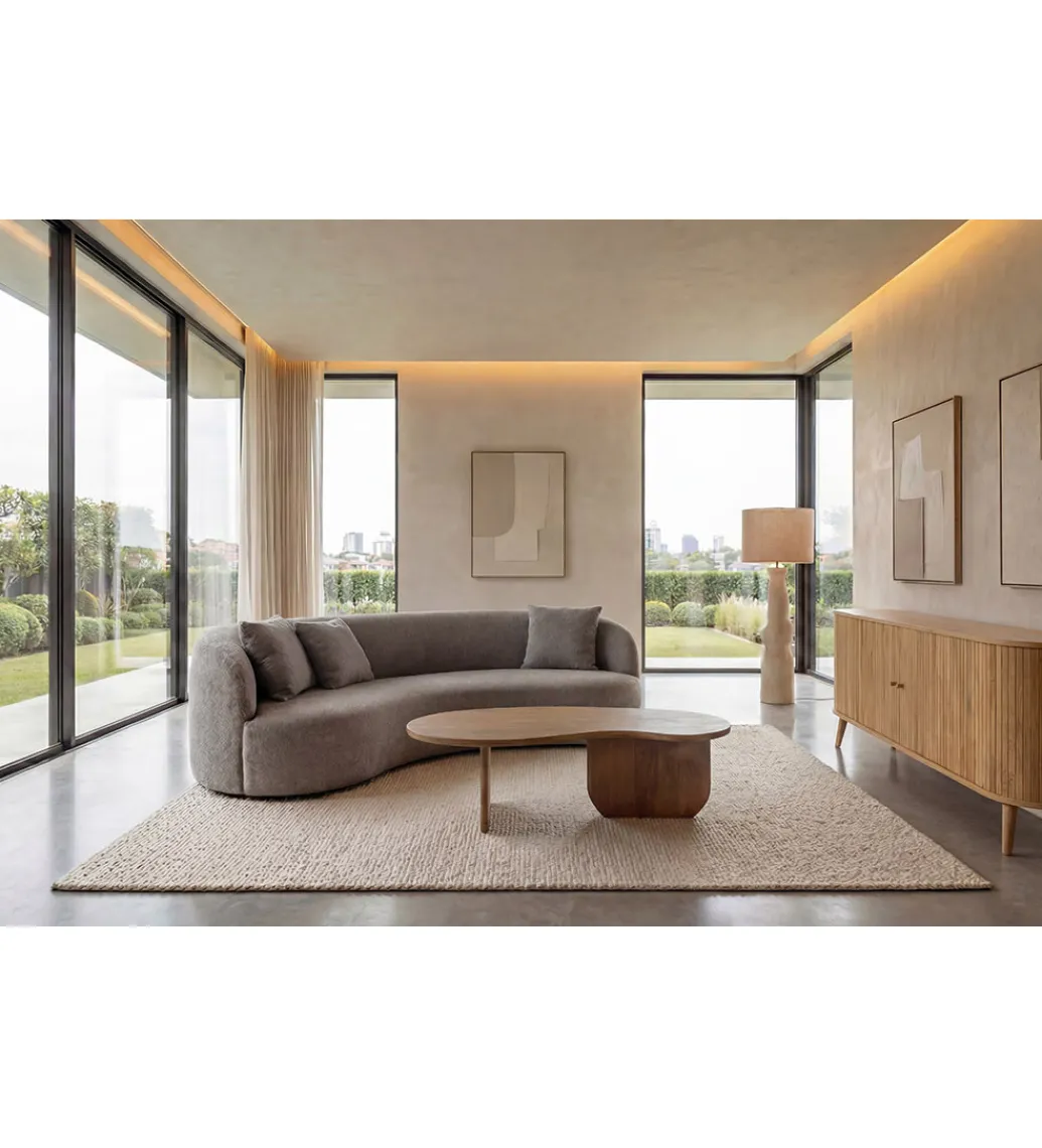Invicta Interior - przedsprzedaż Stolik kawowy ORGANIC 120 cm drewno mango