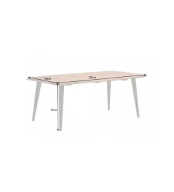Invicta Interior - przedsprzedaż Stolik kawowy Organic Living 110 cm drewno akacja