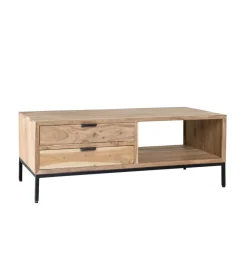 LF-Design Stolik kawowy OSSLO 120 cm drewno akacja