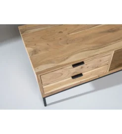 LF-Design Stolik kawowy OSSLO 120 cm drewno akacja