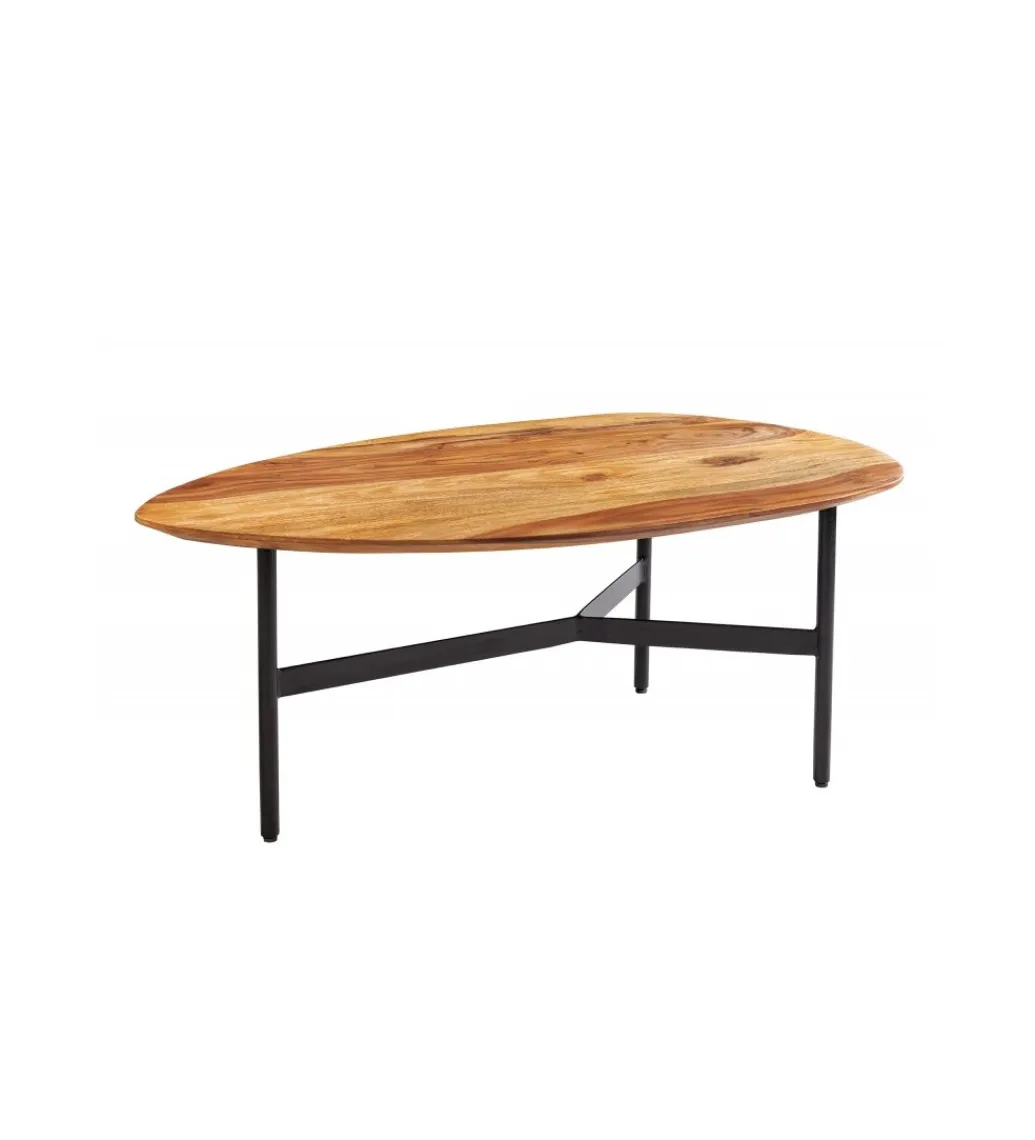 Invicta Interior Stolik kawowy PARMIO 85 cm drewno sheesham