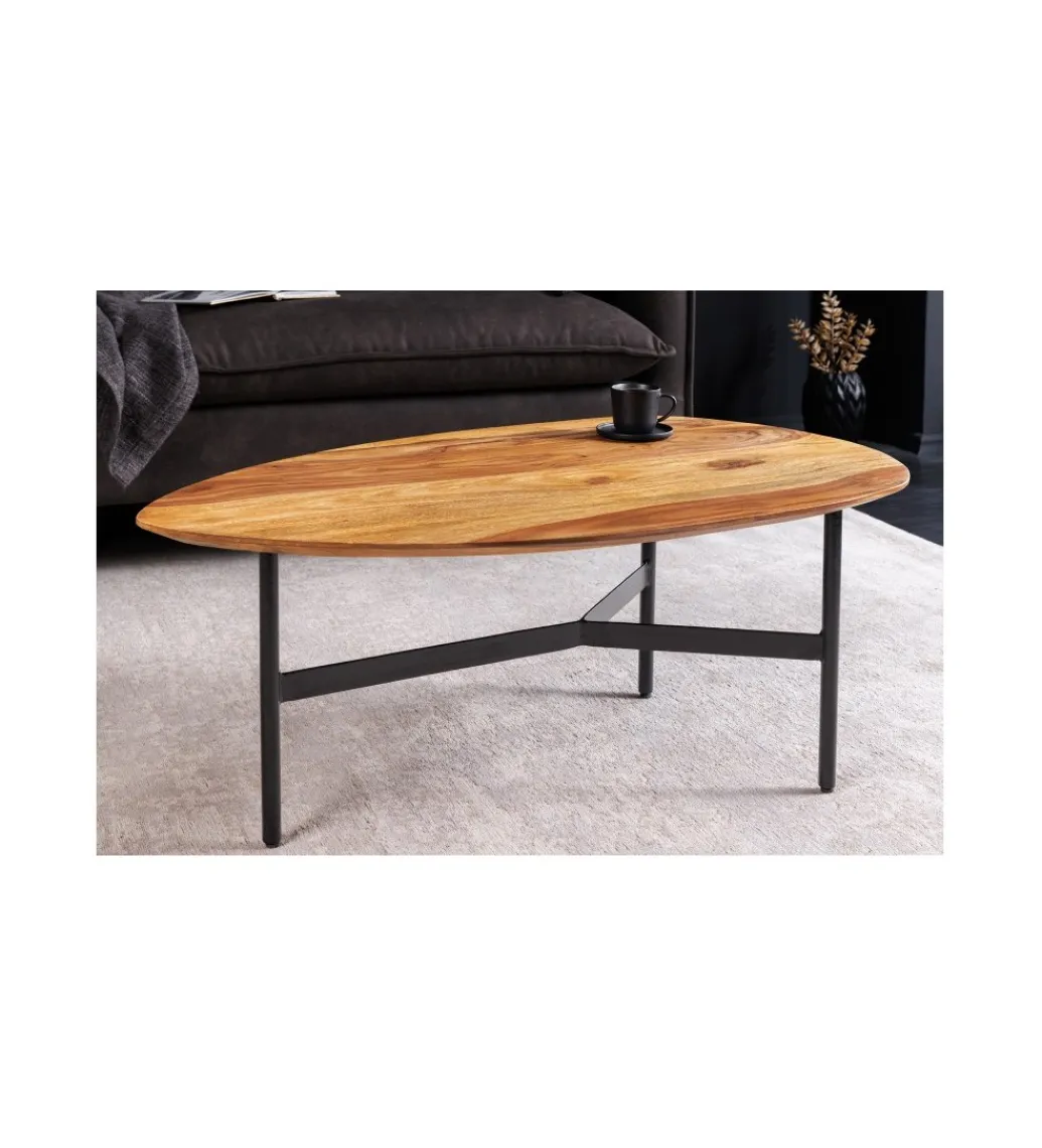 Invicta Interior Stolik kawowy PARMIO 85 cm drewno sheesham