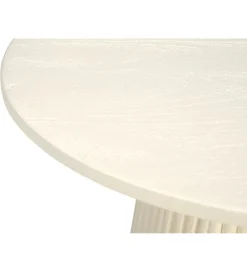 LF-Design Stolik kawowy PATO 50 cm drewno mango biała