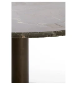 L&L Stolik kawowy PAZO 61 cm czarny efekt marmuru