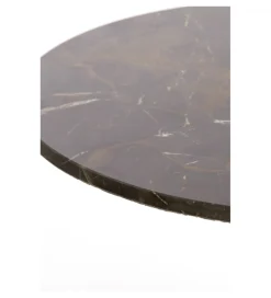 L&L Stolik kawowy PAZO 61 cm czarny efekt marmuru