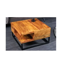 Invicta Interior Stolik kawowy PEGU Giant 60 cm drewno sheesham