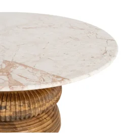 Zona-Design Stolik kawowy PETARENO 80 cm drewno mango