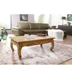 WOHNLING, GERMANY Stolik kawowy PINAR 110 cm drewno akacja