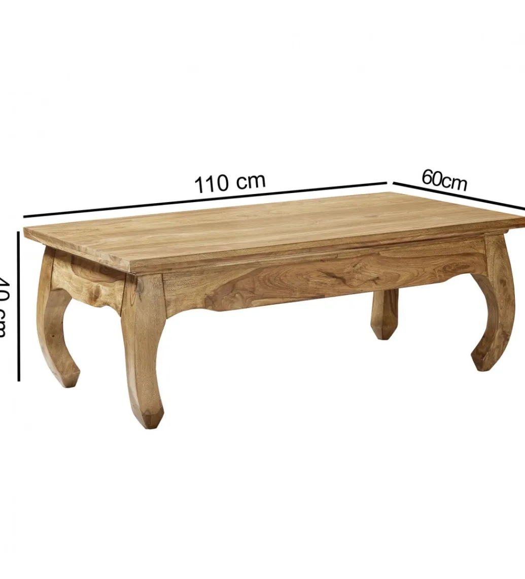 WOHNLING, GERMANY Stolik kawowy PINAR 110 cm drewno akacja