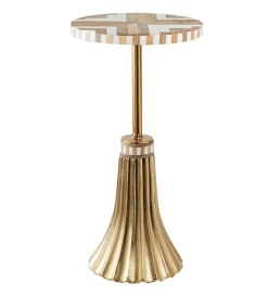 Exclusivas Stolik kawowy POMYK 25 cm drewno