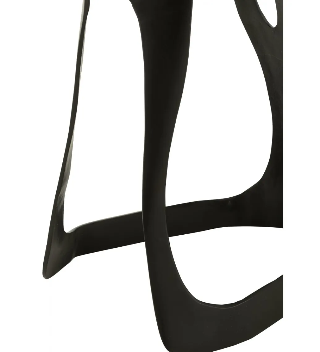 J-Line Stolik kawowy PRESTEGO 41 cm czarny