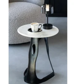 J-Line Stolik kawowy PRESTEGO 41 cm czarny