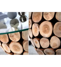 Invicta Interior Stolik kawowy Pure Nature 70 cm drewno Teak