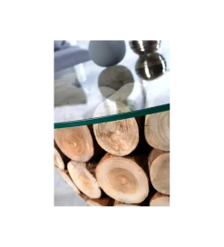 Invicta Interior Stolik kawowy Pure Nature 70 cm drewno Teak