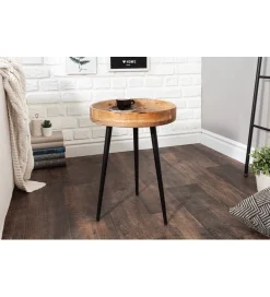 Invicta Interior - przedsprzedaż Stolik kawowy Pure Nature 35 cm naturalny mango