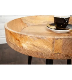 Invicta Interior - przedsprzedaż Stolik kawowy Pure Nature 35 cm naturalny mango
