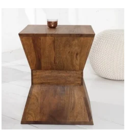 Invicta Interior Stolik kawowy Pyramid drewno Sheesham naturalny