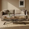 Zona-Design Stolik kawowy RENAKONY 113 cm naturalny czarny