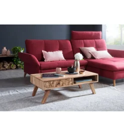 WOHNLING, GERMANY Stolik kawowy REWA 95 cm drewno akacja