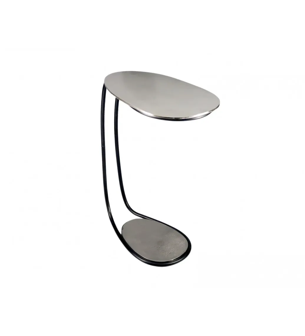 Imeri Stolik kawowy RIKAPI 42 cm srebrny