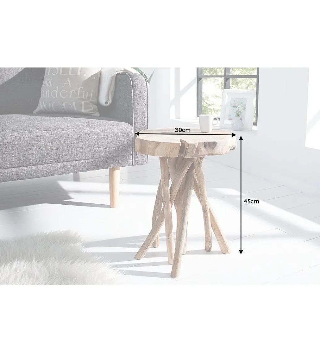 Invicta Interior Stolik kawowy Root drewno Teak