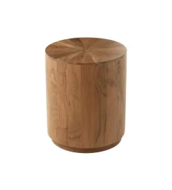 J-Line Stolik kawowy ROUND 45 cm drewno akacja naturalny
