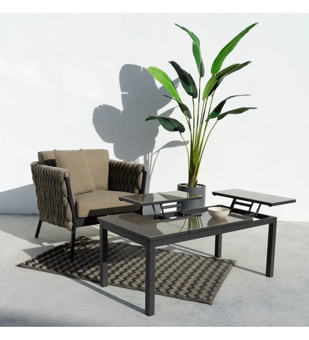 Zona-Design Stolik kawowy rozkładany AGNES 120 cm