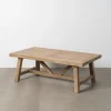 Zona-Design Stolik kawowy RUBBERY 130 cm drewno kauczuk naturalne