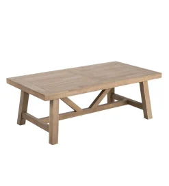 Zona-Design Stolik kawowy RUBBERY 130 cm drewno kauczuk naturalne