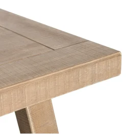 Zona-Design Stolik kawowy RUBBERY 130 cm drewno kauczuk naturalne