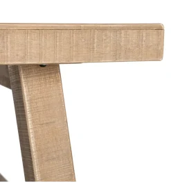 Zona-Design Stolik kawowy RUBBERY 130 cm drewno kauczuk naturalne
