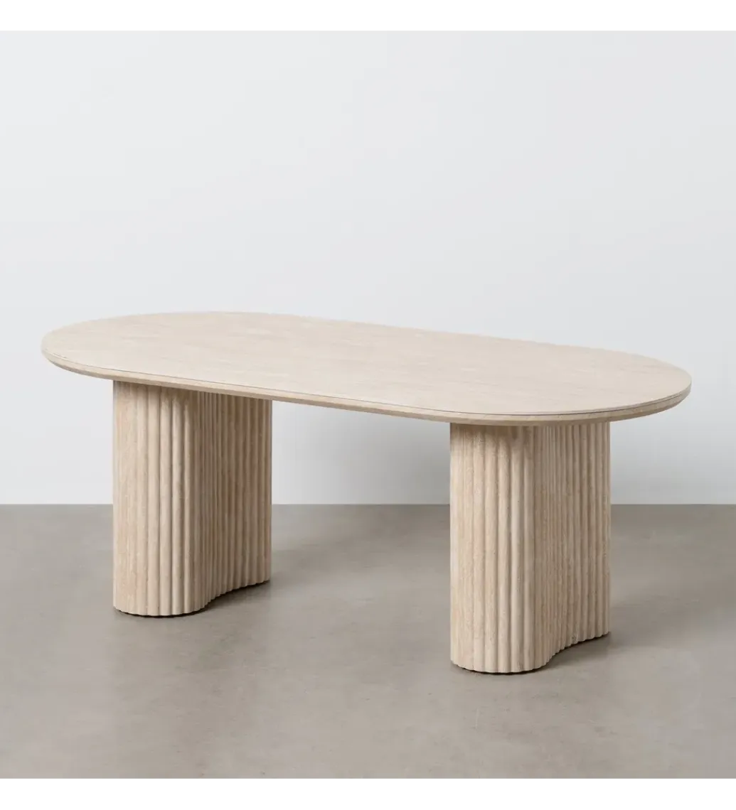 Zona-Design Stolik kawowy SAMETR 120 cm Beżowy
