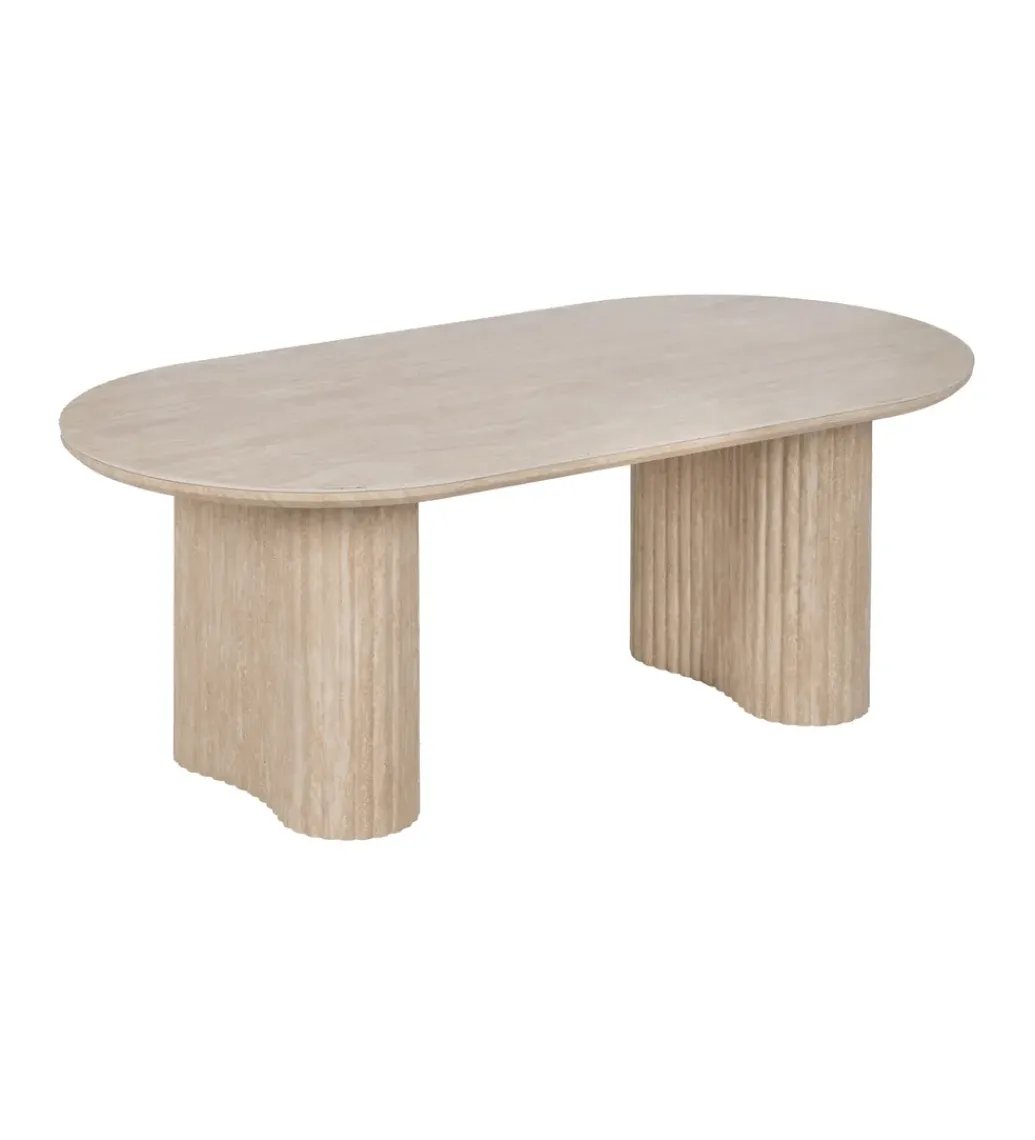 Zona-Design Stolik kawowy SAMETR 120 cm Beżowy
