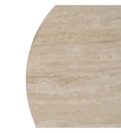 Zona-Design Stolik kawowy SAMETR 70 cm jasnobeżowy
