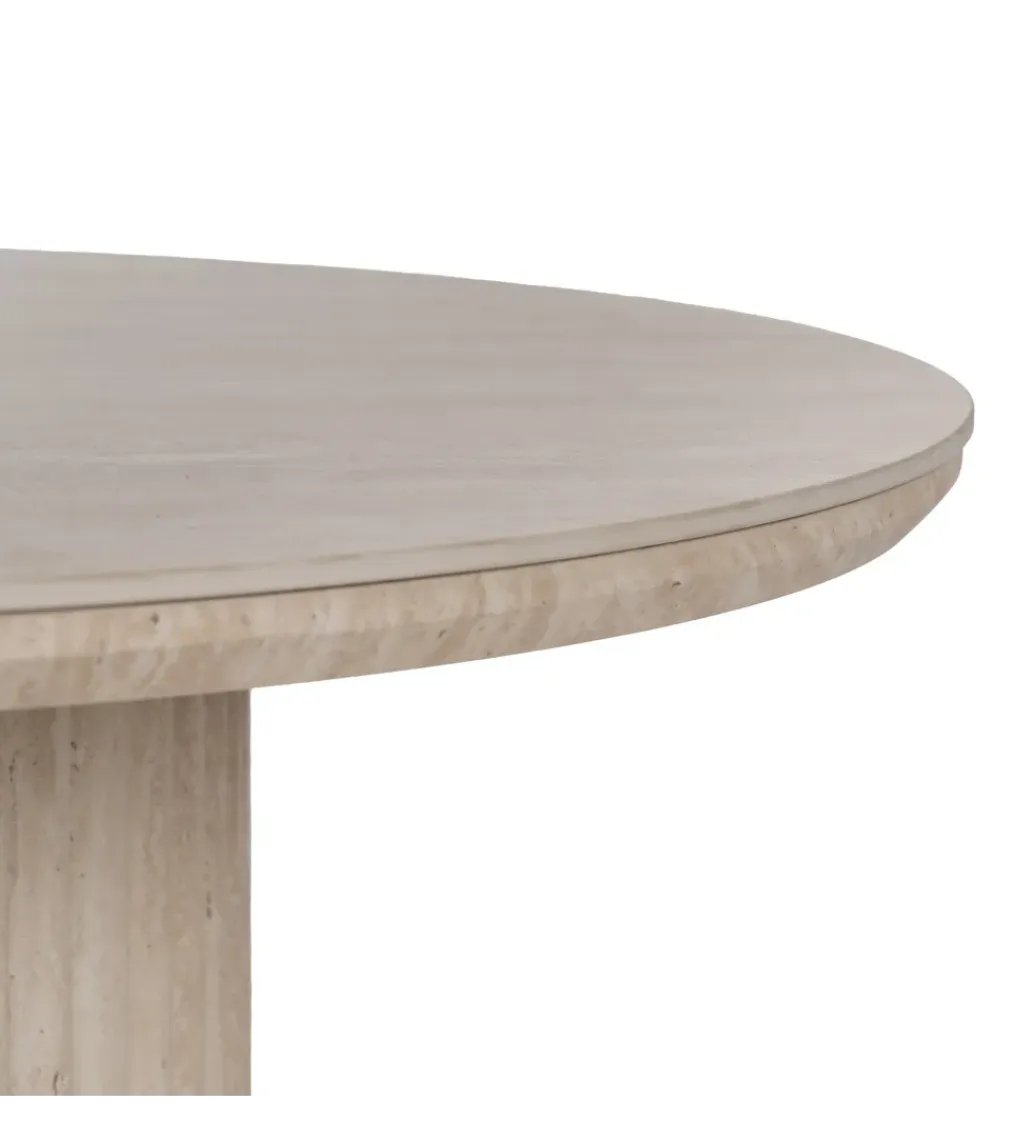 Zona-Design Stolik kawowy SAMETR 70 cm jasnobeżowy