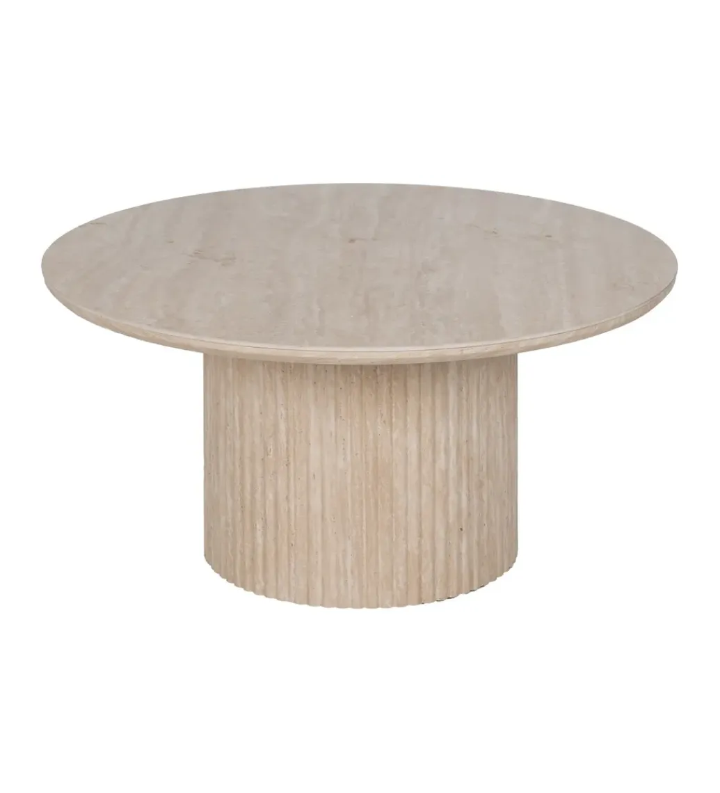 Zona-Design Stolik kawowy SAMETR 70 cm jasnobeżowy