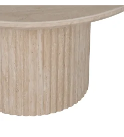 Zona-Design Stolik kawowy SAMETR 90 cm jasnobeżowy